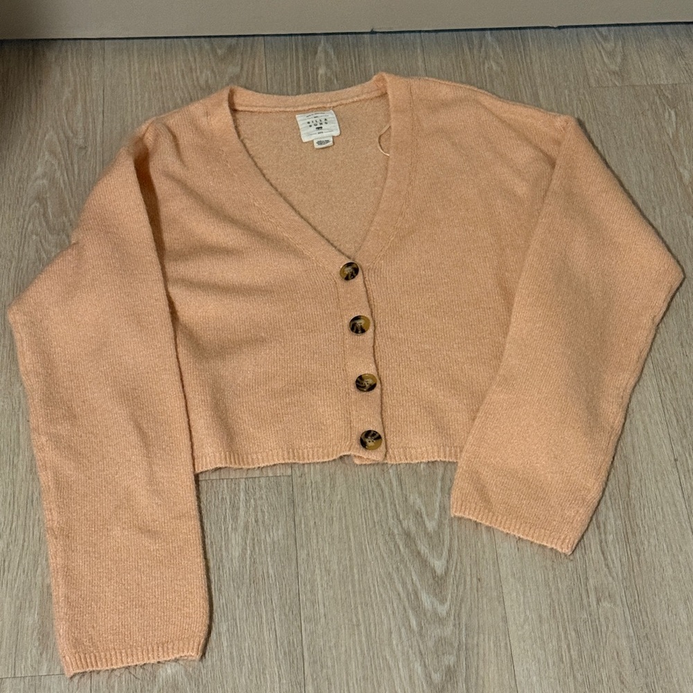 Billabong Apricot Button-Up Cardigan